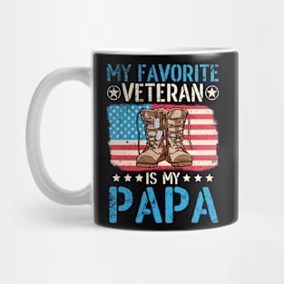 Happy Veteran Memorial Day Papa Mug